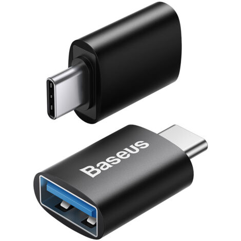 Baseus Konverter Adapter Steckeradapter USB 3.2 auf USB Typ C schwarz