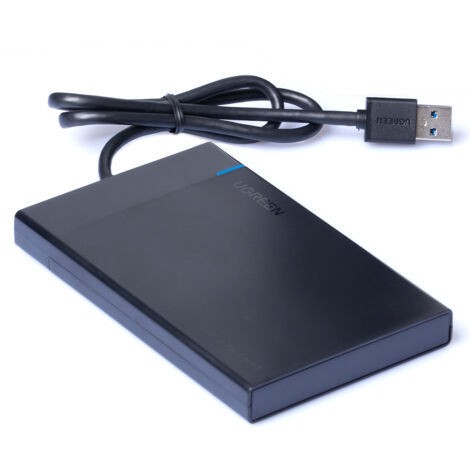 Ugreen Adaptergehäuse für SATA 2,5'' 5TB USB 3.0 Festplatte schwarz (US221 30847)