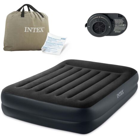Doppel-Luftmatratze 152 x 203 x 42 cm, Bettpumpe 220 V, INTEX 64124ND