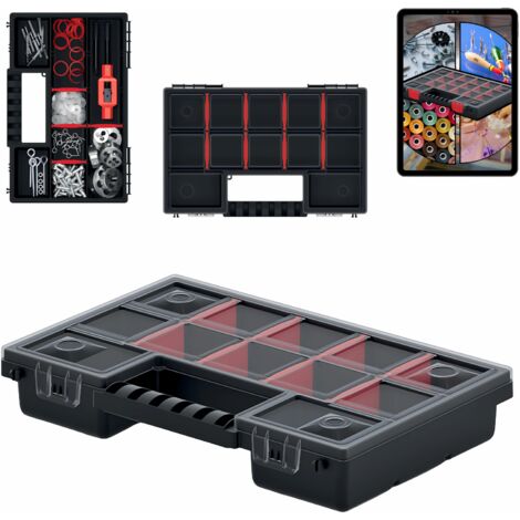 Kistenberg Sortimentskasten Sortierbox Werkzeugkoffer Kleinteilemagazin Nors, Version: KNO30205S, 287 x 186 x 50