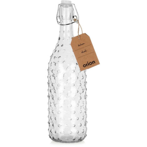 Glasflasche mit Clip, 1 l (1/5)