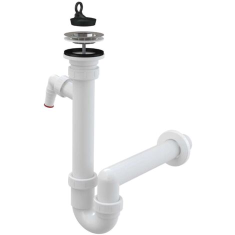 Alcadrain Siphons - Geruchsverschluss, Durchmesser 70 mm, mit Anschluss, Kunststoff A810-DN40 (1/2)