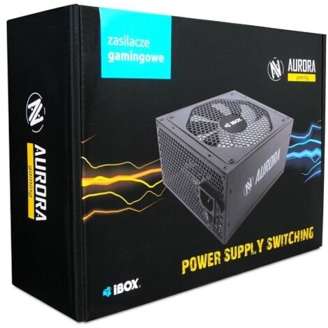 Netzteil IBOX AURORA 600W 14 CM Lüfter ZIA600W14CMBOX (1/5)
