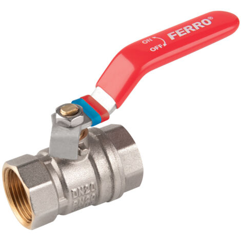 GW-GW Kugelventil mit Hebel, 1", F-COMFORT (1/4)