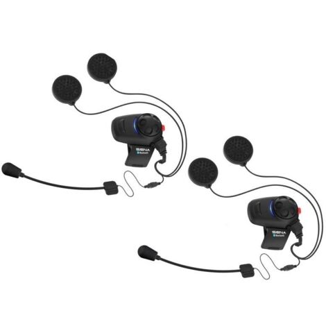 SENA SMH5 Bluetooth 3.0 Motorrad-Intercom mit Mikrofonen 400m (2 Sets)