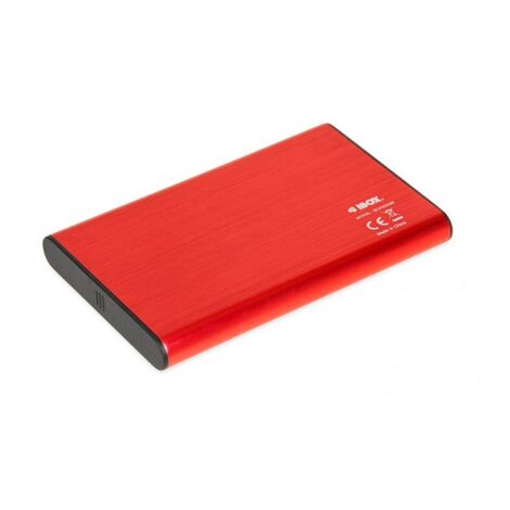 iBOX HD-05 2,5" USB 3.1 Gen. 1 Rotes Festplattengehäuse (1/5)