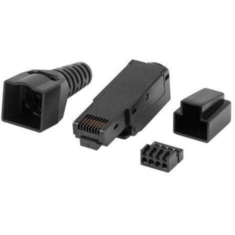 Lanberg RJ45 Cat6 Stecker - Werkzeuglose, schnelle Montage (1/3)