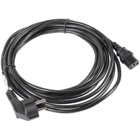 Lanberg CEE 7/7 - IEC 320 C13 10m VDE-Netzkabel Schwarz (1/4)