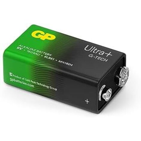 Alkaline-Batterie 6LR61 9V GP ReCyko Ultra+ Alkaline G-TECH - 1 Stück (1/5)