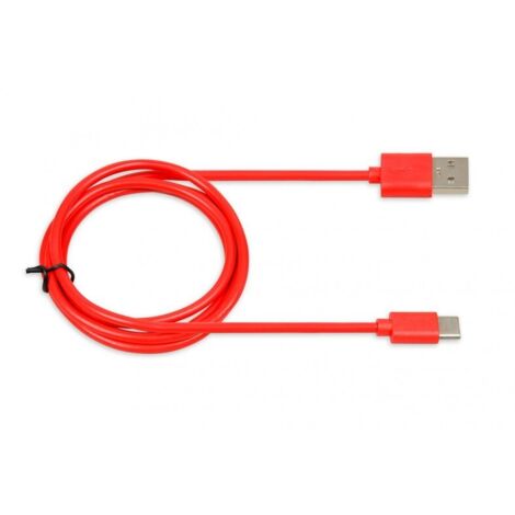 IBOX IKUMTCR USB 2.0 A - USB-C Kabel, 1m, Rot (1/3)