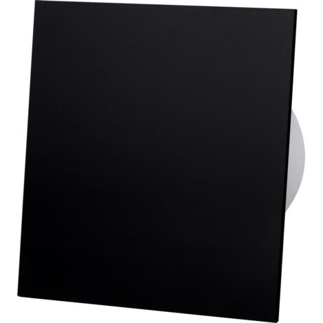Lüfterblendenrahmen aus Plexiglas, schwarz glänzend - RX 01-162 (1/2)