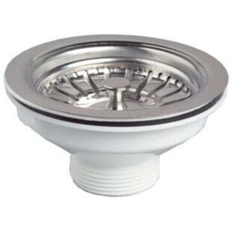 90-mm-Spülbeckenablauf mit Sieb, 6/4"-Gewinde