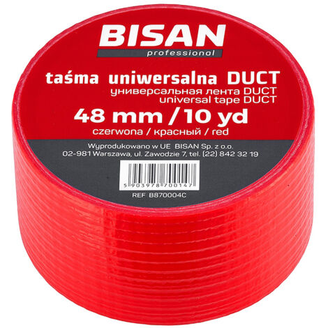 Rotes Isolierband, 48 mm breit, 10 Yards lang (1/2)