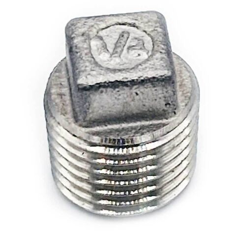 1/4" M1-Randstopfen, Edelstahl (1/2)