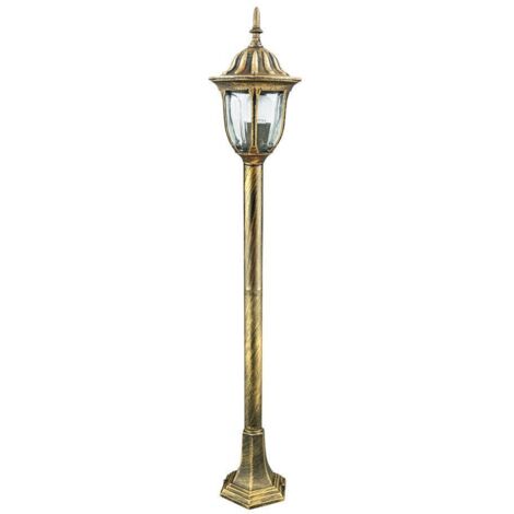 Retro Florence Gartenstehleuchte 100cm E27 IP43 patiniert Goldlux (1/4)