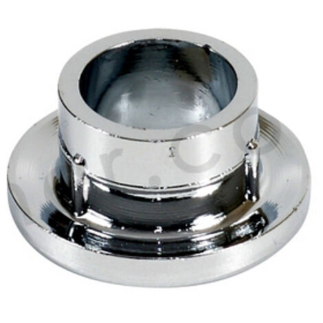 Rosette für Überlaufloch 15 mm verchromter Kunststoff (1/2)