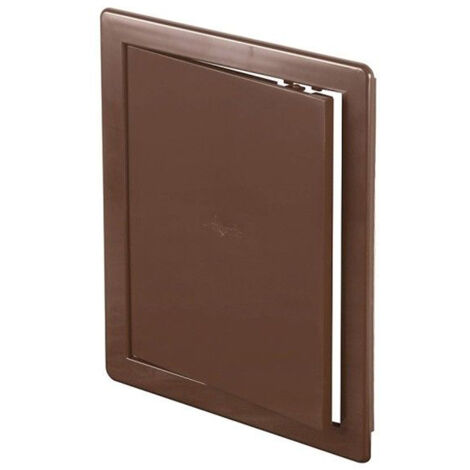 Braune Inspektionstür 200x200 mm (1/2)