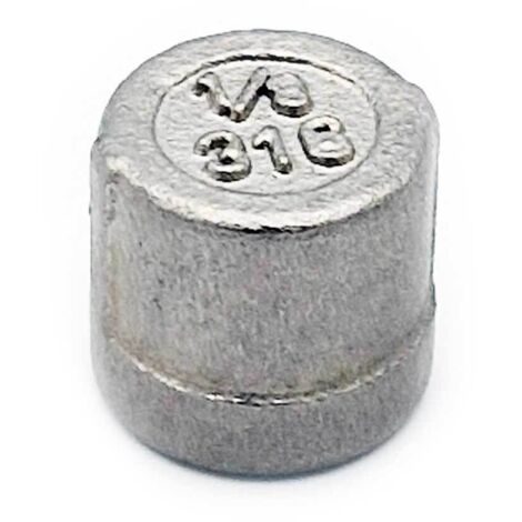 1/8"-Innengewindestopfen, Edelstahl (1/3)
