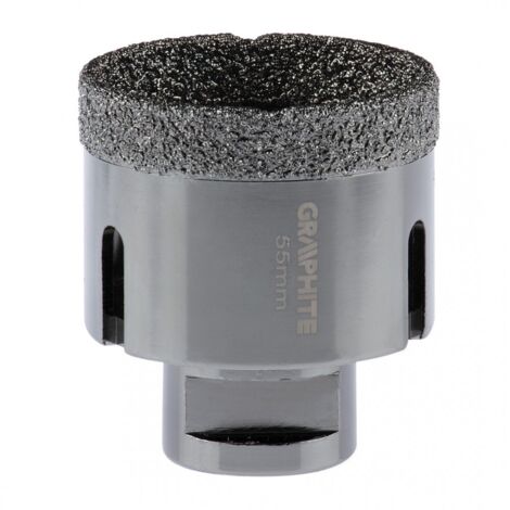Graphit-Diamant-Lochsäge 55 mm – für Beton, Fliesen und Kacheln (1/3)