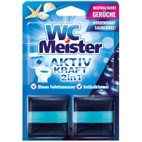 WC Meister Aktiv Kraft 2 in 1 Blaues 2x 50 g (1/2)