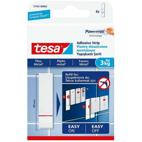 Tesa Montageleisten FÜR Fliesen 3 kg (1/2)