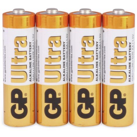 Ultra-Alkaline-Batterie AA LR6 1,5 V, 4 Stück - GP15AU-U4 (1/5)