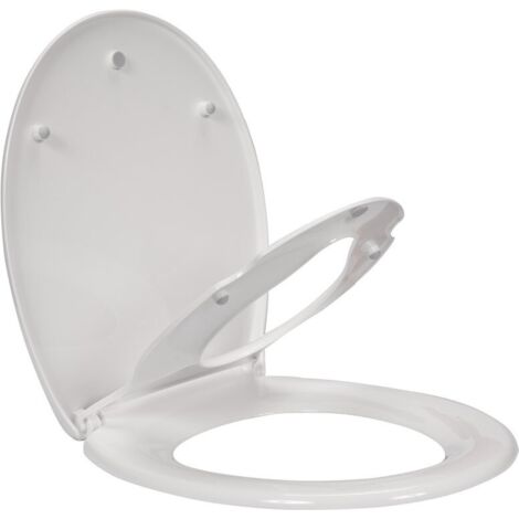 WC-Sitz 2in1 PP-O mit Absenkautomatik 75471 Wave (1/5)