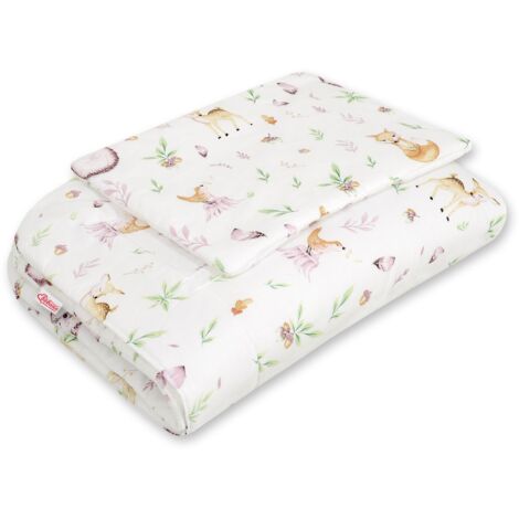 Babybettwäsche-Set mit Füllung, 2-teilig, 75 x 100 cm, Neugeborene – Walddelikat (1/2)