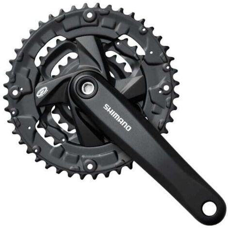 Shimano 9-fach Kurbelgarnitur Schwarz FC-M371 48/36/26 175 mm