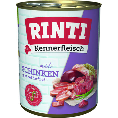 Rinti Pur Kennerfleisch Schinken 800 g Hundefutter Nassfutter