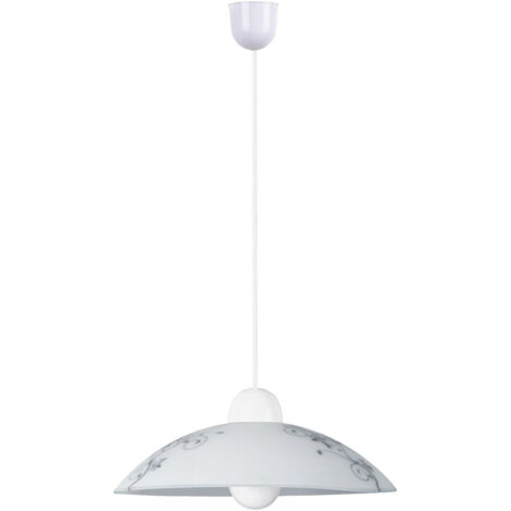 Küchenpendelleuchte E27 1x60W weiß 1848 Bloomy Rabalux (1/3)