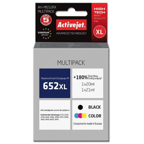 Aktiviert durch HP 652 F6V25/F6V24 reg AH-M652RX (1/5)