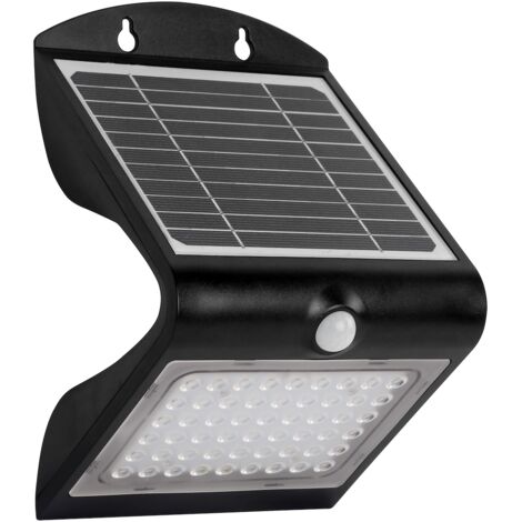 Schmetterlings-Solar-Wandleuchte 3,2 W Schwarz (1/5)