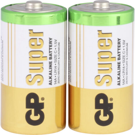 Super-Alkaline-Batterie LR14 C 1,5 V, 2 Stück - GP14A-U2 (1/5)