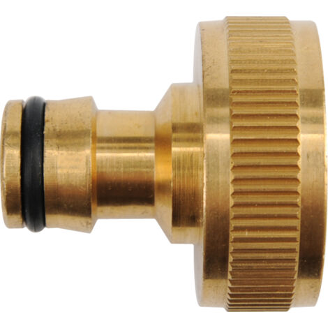 Messing Steck Kupplung 3/4 19.05 mm Wasserhahn Adapter Gartenschlauch Hahnanschluss Wasseradapter (1/2)