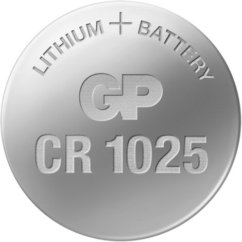 Knopfzelle CR1025 Lithium 3V 1St./Blister GP BATTERIES (1/2)