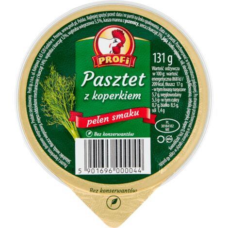 Profi Pastete mit Dill 131 g (1/2)