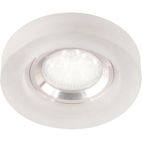 Deckenstrahler, Glasöse, rund, ADEL LED C, chrom, 6500K (1/2)