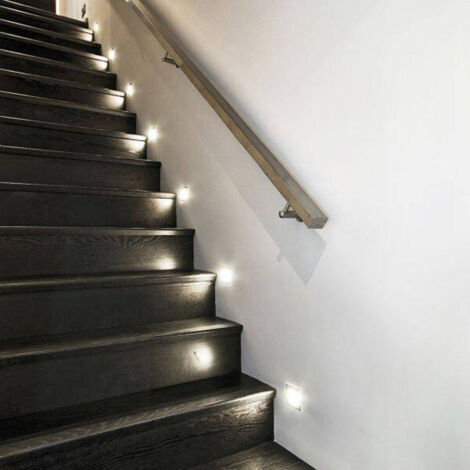 0.8W Downlight Steplight vertieft Quadrat No Driver Kanlux APUS LED WW Mod. 23106-Warmweiß (1/4)