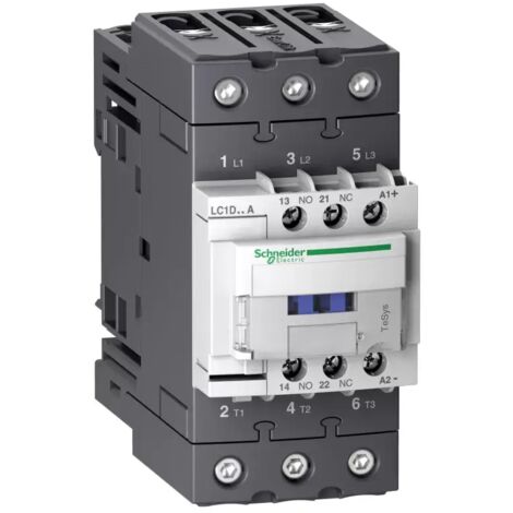 TeSys Deca Leistungsschütz 65A 3P 24V DC 1NO 1NC (EVK) LC1D65ABD (1/2)
