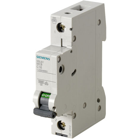 Siemens 5SL61026 5SL6102-6 Leitungsschutzschalter 2 A (1/2)
