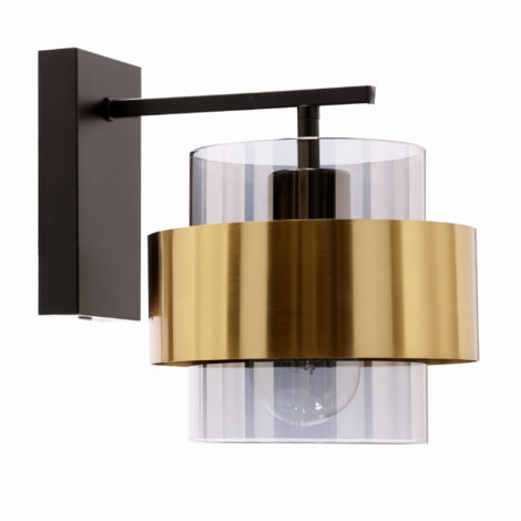 Candellux Spiega Wandlampe Schwarz elegantes Design (1/3)