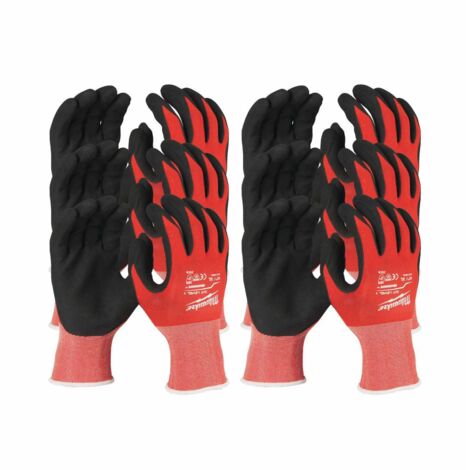 Milwaukee Schnittschutzhandschuhe Klasse 1/A Größe 10 (XL) 12er Pack (1/2)