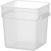 Lebensmittelaufbewahrungsbehälter mit Skala, 7,6 l, 235 x 235 x 230 mm - Hendi 870938