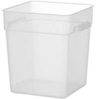 Lebensmittelaufbewahrungsbehälter mit Skala, 17,2 l, 290 x 290 x 320 mm - Hendi 870952
