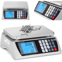 Handelsübliche Ladenwaage mit LCD-Anzeige 22,3 x 17,4 cm 30 kg / 1 g