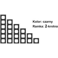 VN-92-18-06-52: VN-92-18-06-52: NOVELLA 2-fach Rahmen, Schwarz