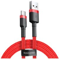 Langlebiges, flexibles Kabel USB-C QC3.0 3A 0,5 m, Rot