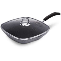 Grillpfanne 28cm mit Deckel BERLINGER HAUS Gray Stone Touch BH-6108
