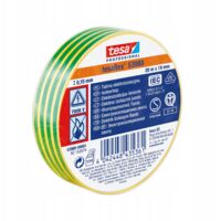 Tesa grün-gelbes Isolierband 20 m x 19 mm